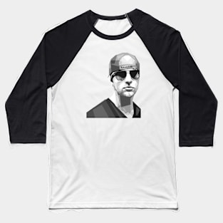 M Shadows - Avenged Sevenfold Black & White Baseball T-Shirt